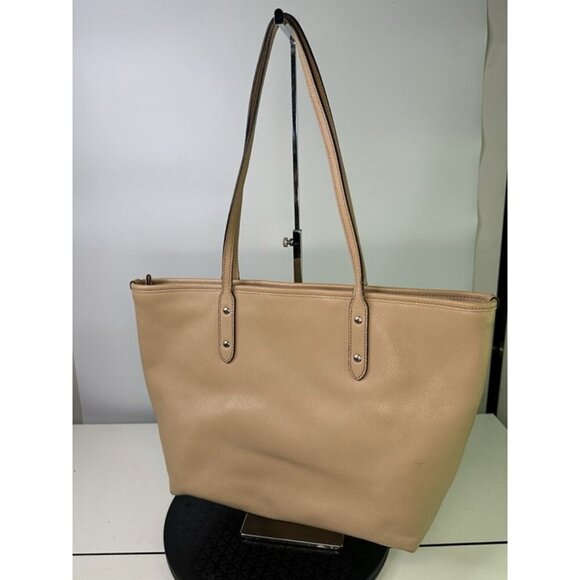 Coach Crossgrain Leather City Tote Bag No. K1647-F57522 EUC Missing Hangtag - Picture 4 of 11